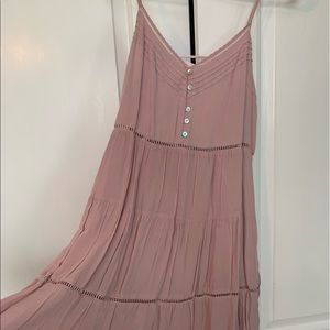 Urban Outfitters Blush Pink Babydoll Dress